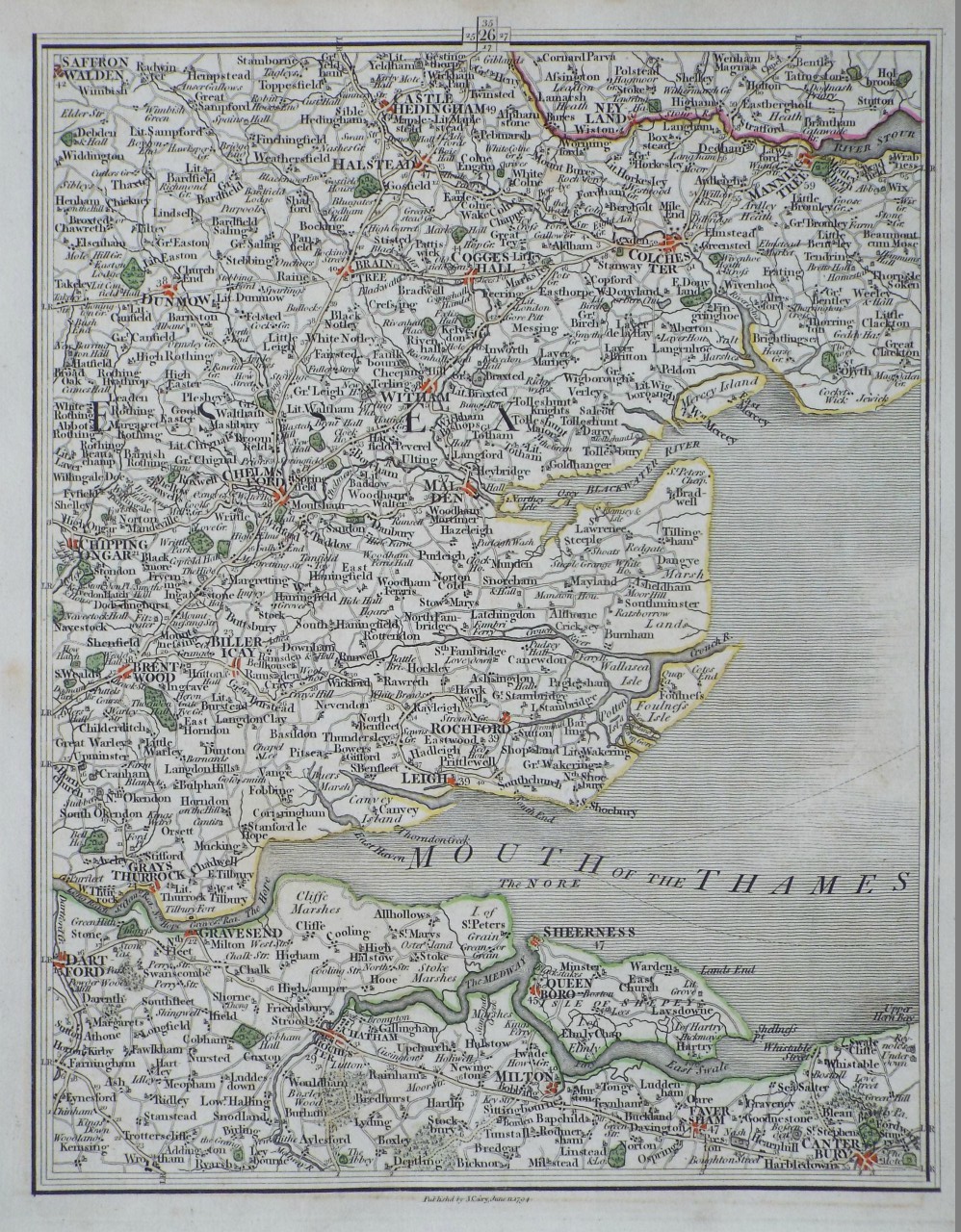 Map of Cary